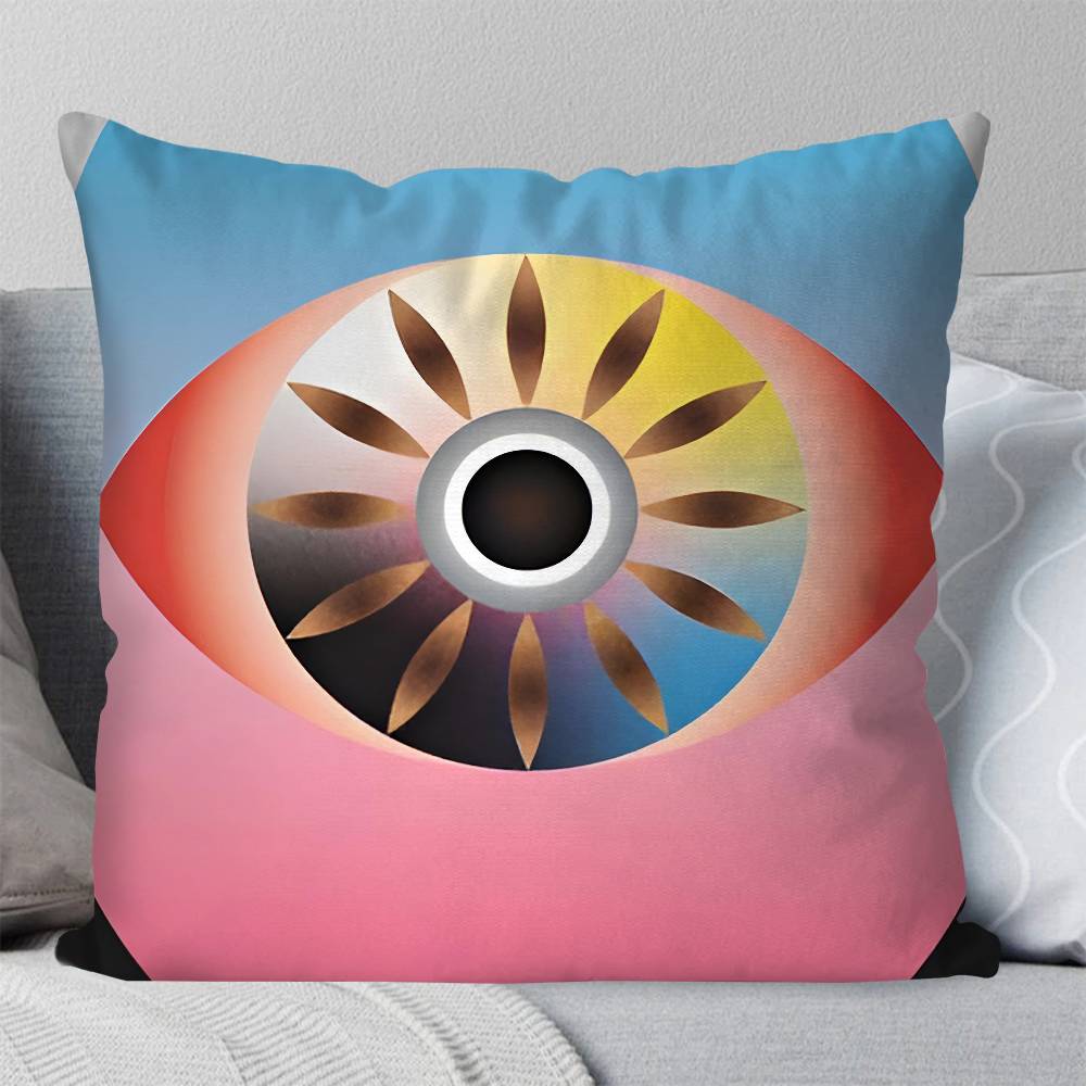 Abstract Eye Shapes Hand Moon Pillow Case Square Pillow Bedroom Sofa Leisure Comfort Cushion Car Living Room Home Decoration