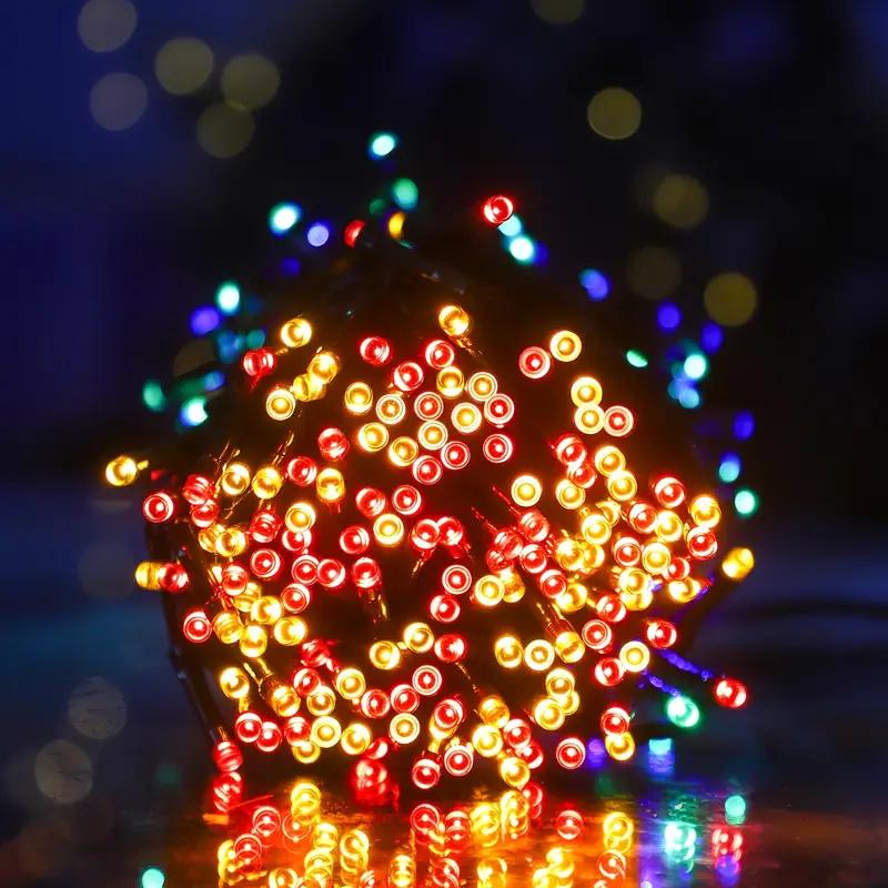8 Modes of Solar String Lights Outdoor Fairy Garland Lights Christmas Party Decorations Halloween Decorations Outdoor Lights
