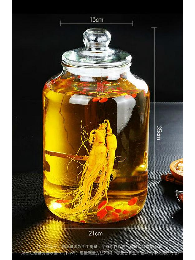 Naijiang Glass Wine Infusion Jar with Faucet