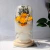 Simulated Dried Roses, Gypsy Stars, Million-star Small Bouquet, Glass Cover Ornament, LED Night Light, Valentine's Day Gift.