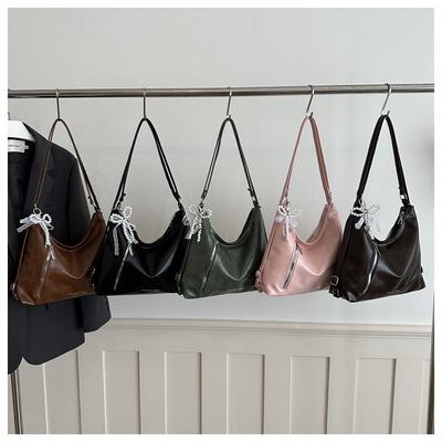 Spacious Tote Bag for Women, Chic Minimalist Single Shoulder Handbag, Versatile Casual Work Commuter Purse