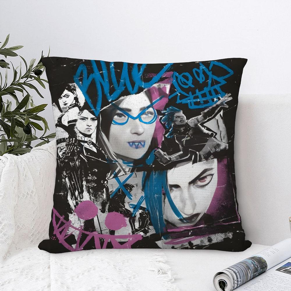 Boom Jinxed A-Arcane Pillow Case Sofa Decorative Home Double-Sided Printing Short Plush Cushion Cover Throw Pillow Cover Gifts