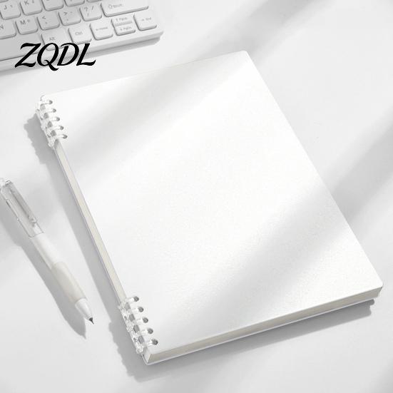 Durable Planner for Home A5 Spiral Notebook, Lined /Horizontal Grid/Blank Inner Page, Multifunctional Writing Pad Morandi Solid Color Cover Sketchbook