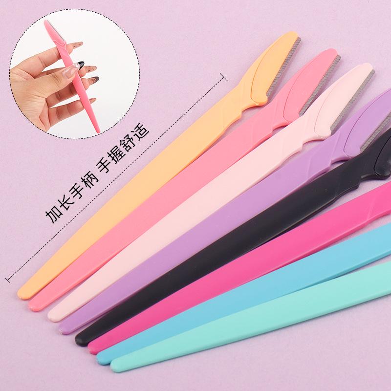 Portable Stainless Steel Eyebrow Razor: Multifunctional Beauty Tool for Men and Women