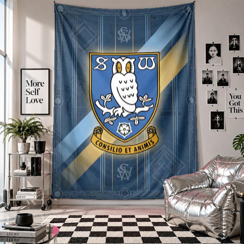 Sheffield Wednesday Wall Tapestry Home Decor Wall Hanging Cloth for Bedroom Living Room Background