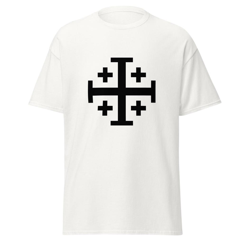 T-shirt Crociato Croce di Gerusalemme