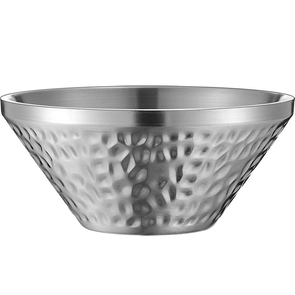 

Небьющиеся миски для смешивания, вкладывающиеся друг в друга, миска для мороженого с двойными стенками для соусов, риса, лапши 12cm