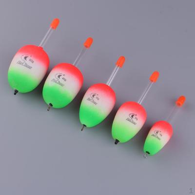 5τεμ./σετ Φελλοί Αφρού EVA Φωτεινοί Φελλοί Ψαρέματος Φωτιζόμενοι -