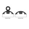 1 Pair Metal Band Strap Adapter Replacement Pendant Necklace for Xiaomi Mi Band 8 Watch Band