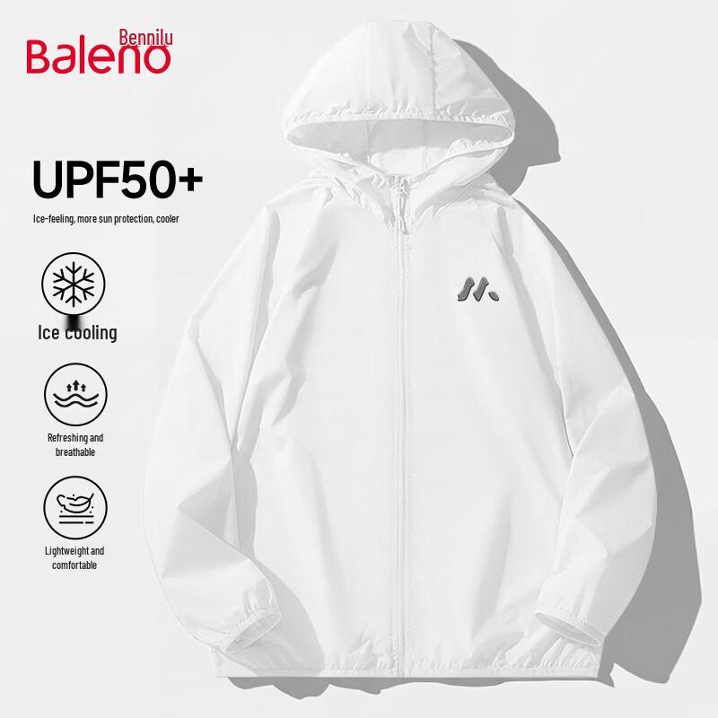 Baleno Men's Hooded Ice-Sense Sun Protection Jacket
