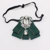 Starry Cat Rhinestone Bow Tie: European & American Fashion Lapel Flower, S264.