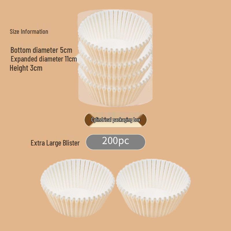 Snowy Niang High-Temp Disposable Cake & Muffin Paper Liners