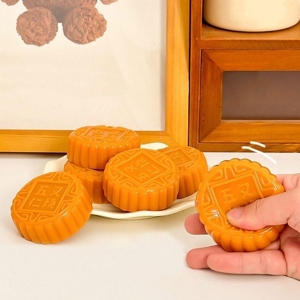 Anxiety Relief Mid-Autumn Festival Squeeze Toy Creative Mooncakes Pinch Home Decoration