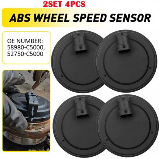 4PCS Rear ABS Wheel Speed Sensor For 2016- Kia Sorento 2WD 52750-C5000 EXV