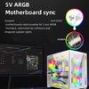 8 Pin GPU Argb Power Cable Addressable Lighting Effects Syncing With Motherboards Software For RTX4060 4070 RX580 PC