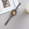 KALEBOL Zinc Alloy Strap for Apple Watch Ultra 3 2 1 49mm/Series 11 10 46mm/9 8 7 45mm/SE3 SE2 SE 6 5 4 44mm/3 2 1 42mm Watch Band Rhinestone Decor