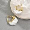 Retro Pearl Pendant Danglers Irregular Shape Bag Shape Eardrops Faux Pearl Earrings  Girls Jewelry