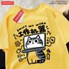 Brother T-Shirts Fun Tool Cat Printing Tops Cotton Oversized Clothing Fashion Soft Clothes Street Summer Brother Tshirts