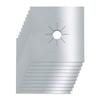 10pcs Gas Range Stove Cover Thickness 0.2mm Waterproof Reusable Heat Resistant Fiberglass Gas Stove