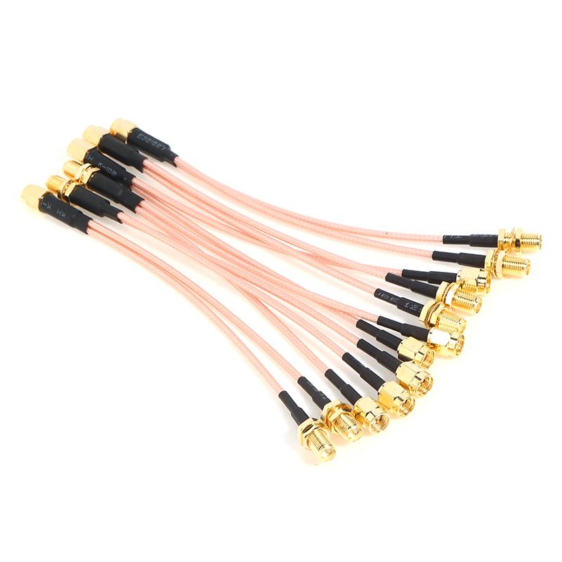 Sma To 2X Sma Male Female Y Type Splitter Combiner Jumper Cable Pigtail