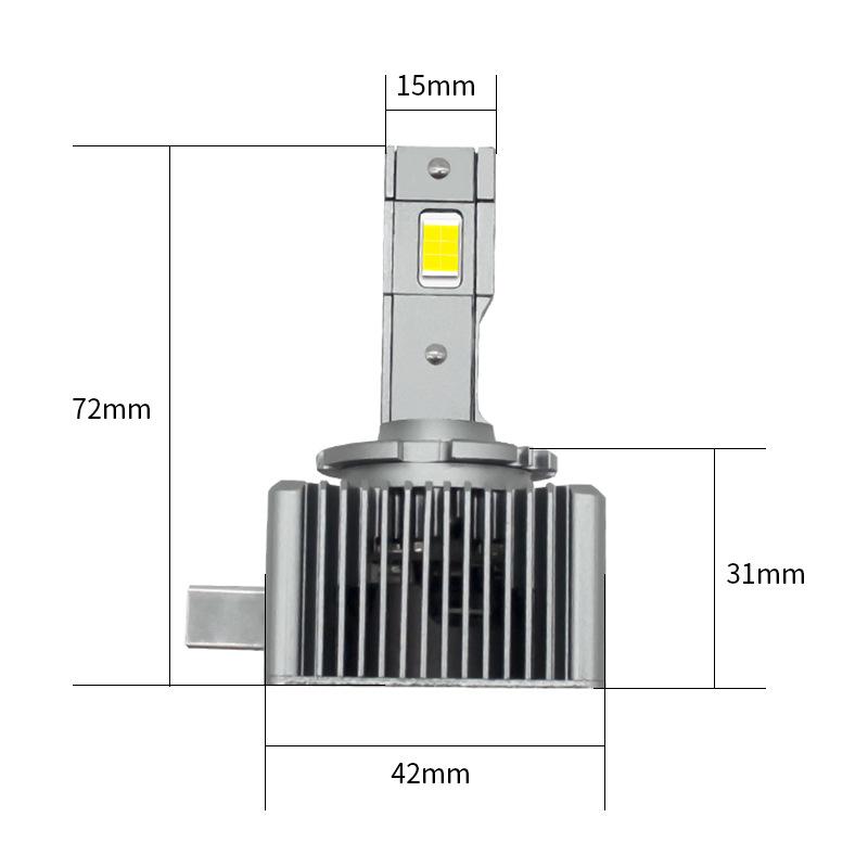 D4S High Brightness LED Car Headlight with Multiple Decoding Modes and Long Lifespan