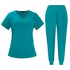 Breathable Hospital Uniforms Nurse Beauty Dental Salon Work Clothes Suits Custom LOGO Uniform Medical Scrubs Sets for Men Women