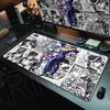 Anime Jojo Bizarre Adventure Mouse Pad Gamer Rubber Non-slip Base Deskmat Kujo Jotaro Cabinet Keyboard Gaming Office Accessories