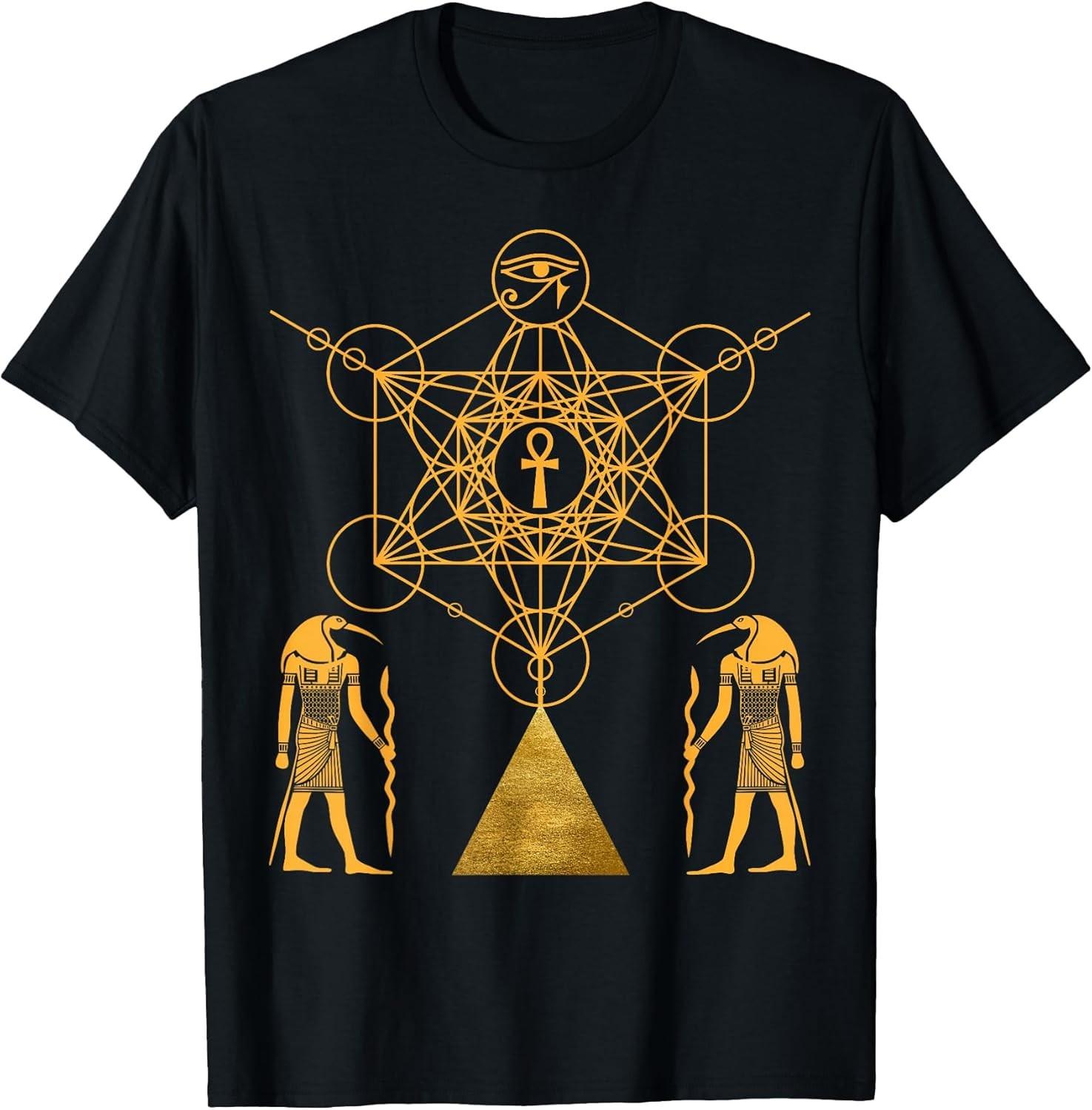NEW LIMITED! Sacred Geometry Science Egyptian God Thoth Tee - MADE IN USA XXXXL