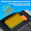 Multi-function Flashlight USB Solar Charging Dual-Purpose Lighting COB Work Light for Hurricane Emergency Hiking Camping