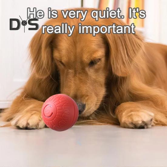 Interactive Dog Ball Toy Smart Jumping Electric Vibrating Pet Bounce Ball USB Rechargeable Automatic Moving Ball Dog Toy for Dogs Cats
