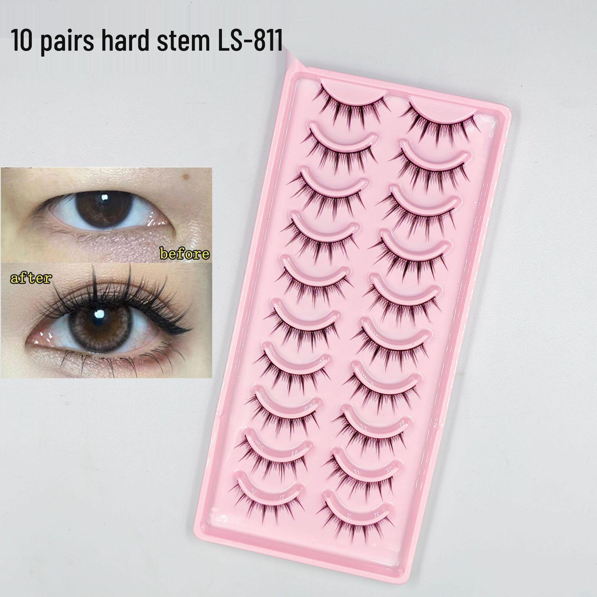Daifeilanxi LS-811 Stage Makeup Eyelashes - 10 Pairs