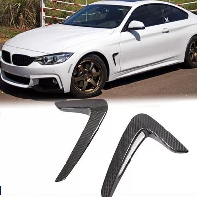 2pcs For BMW 3 Series F30 2013 - 2018 Car Side Wing Air Flow Fender Grill Outlet Intake Vent Trim High Quality ABS Durability