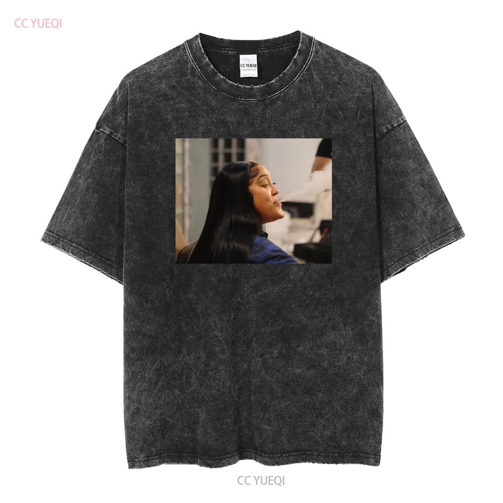 Baddies East Natalie Nunn T Shirt Zeus on Sizing long or short sleeves vintage Washed Slightly homme Breathable Stretched