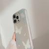 Blue Gradient Hollowed-out Butterfly Case for IPhone 16, Apple Phone Case for IPhone 15 Pro Max, with Water Ripple Pattern
