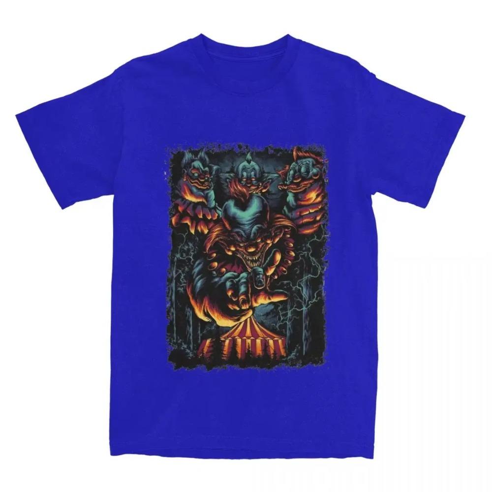 Men Women's Killer Klowns From Outer Space T-Shirt Outfits Funny  Horror Clown Film T Shirt Tee Clothing Summer