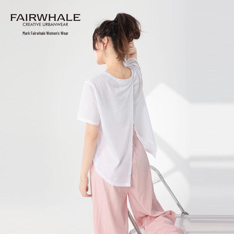 Mark Fairwhale Women's Silk Blend Loose Fit T-Shirt