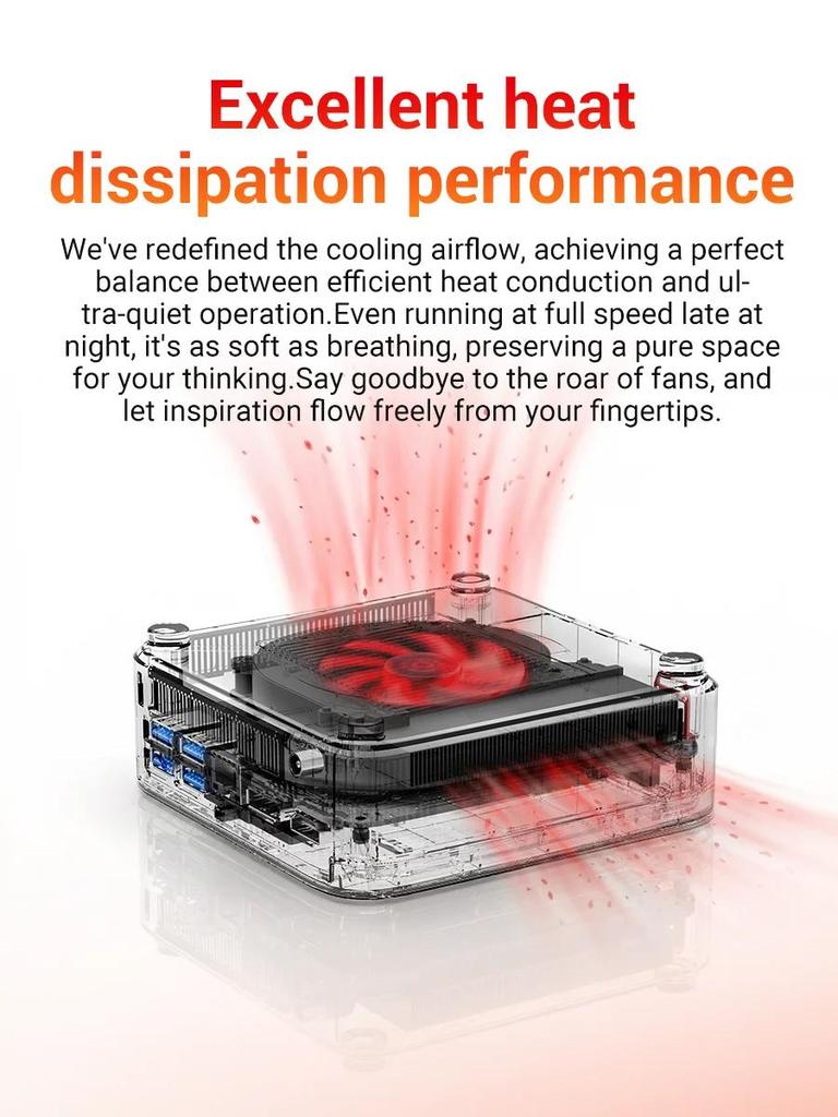 FIREBAT R3 AMD Ryzen7 7730U Mini Pc 16GB LPDDR4 512GB SATA SSD WIFI6 BT5.2 Gaming Desktop MINI Computer