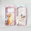 Fashion Kitten Animal Cat Pattern Phone Case for IPhone 11 12 13 14 15 16 17 Pro Max 17Air X XR XS Max 7 8 Plus SE2 Hard Cover
