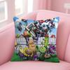 Cartoon P-Plants-vs-Zombie Mini 45*45cm Cushion Cover Pillow Cover Decor Pillowcase Home Pillowcase For Couch Pillow