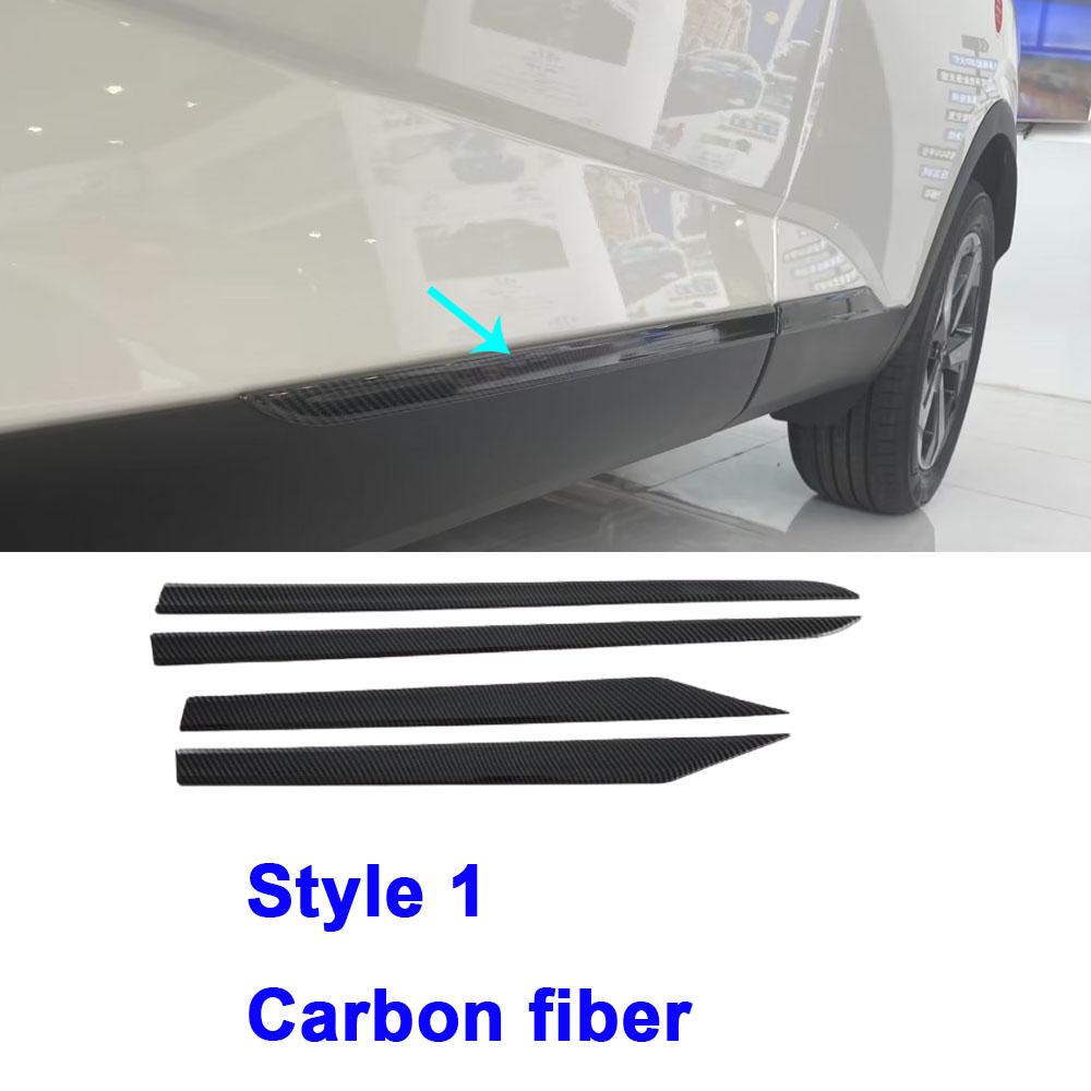 ABS Car Side Door Body Molding Strip Trim Decoration Frame Cover Auto Exterior Accessories For Nissan Qashqai J12   2024