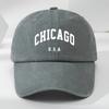 Trendy and Versatile Letter Print Men's Baseball Cap, Breathable, Sweat-absorbent, Quick-drying, Adjustable Casual Sports Sun Hat