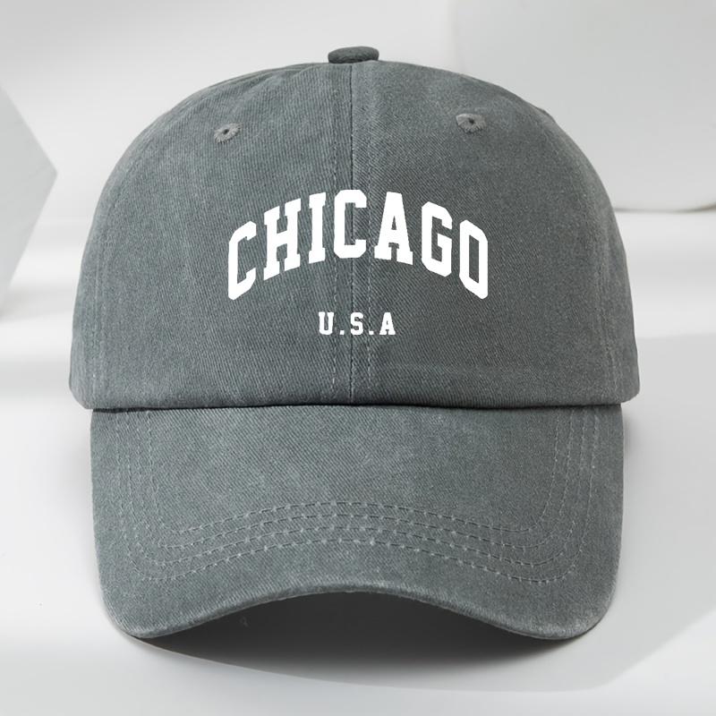 Trendy and Versatile Letter Print Men's Baseball Cap, Breathable, Sweat-absorbent, Quick-drying, Adjustable Casual Sports Sun Hat