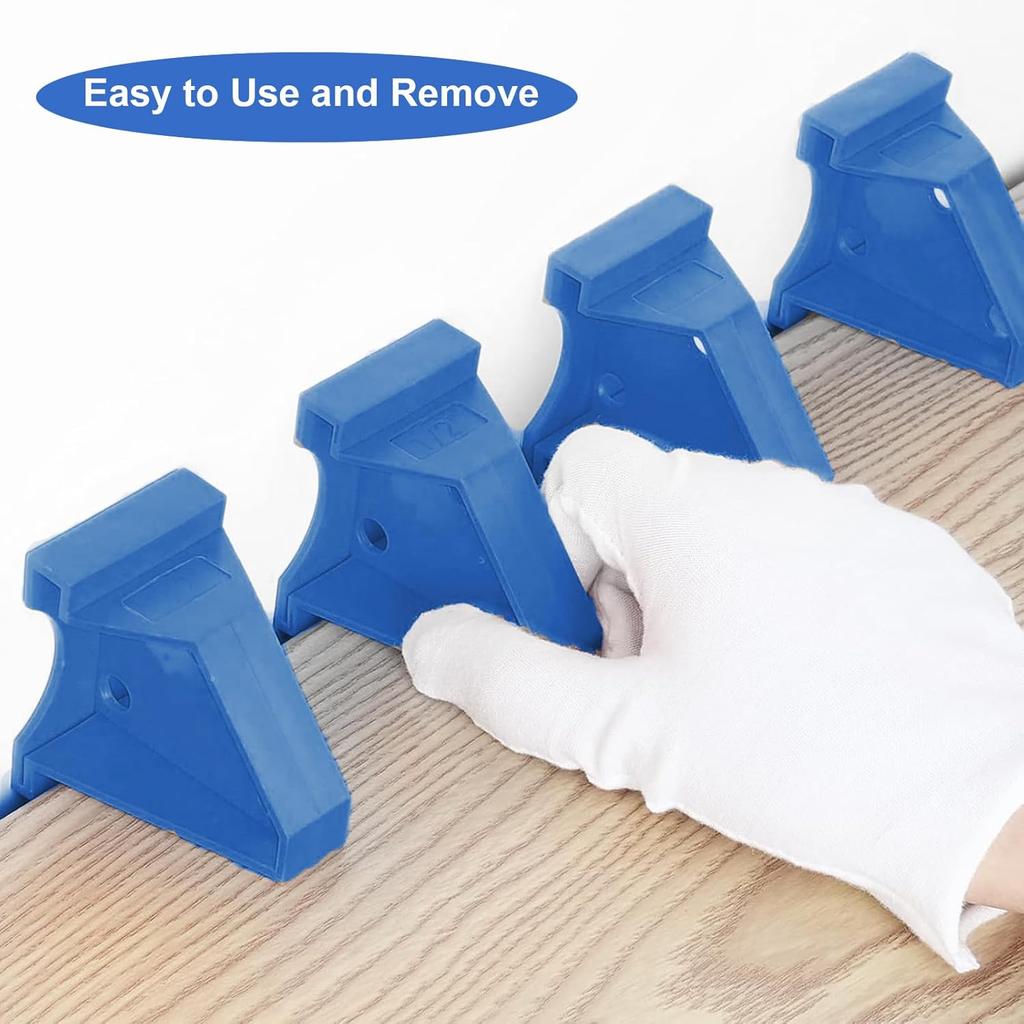 40 Pcs 1/4 inch & 1/2 inch Flooring Spacers, Laminate Floor Spacers, Flooring Installation Spacers for Vinyl Plank, LVP, Laminate Wood, Engineered