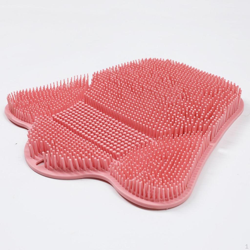 Foot Back Scrubber for Shower Washer Suction Cups Durable Comfortable Accessory Nonslip Bath