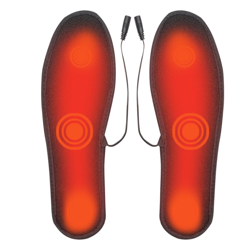 Elektriska Värmesulor USB Värme Vinter Fotvärmare Storlek 39 44 för Män Kvinnor Skidåkning Isfiske Vandring Arbete