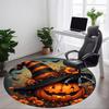 1pc Halloween Pumpkin Hat Chair Carpet for Office, , Non-slip Carpet, Very Suitable for Offices, farmhouses,Outdoor Carpet Yy251120069