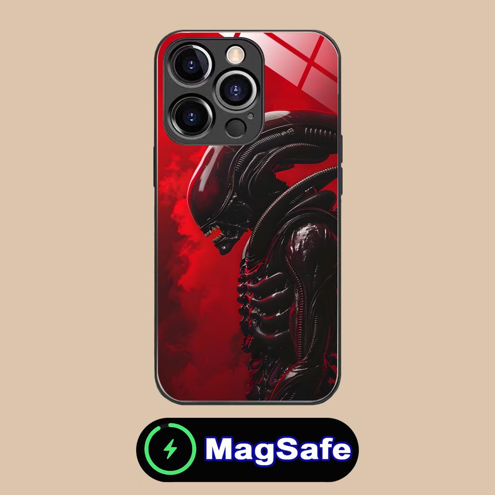 Alien Romulus Mobile Cell Phone Case for iPhone 17 16 15 14 13 12 11 Air Pro Max Plus Mini MagSafe Glass Colorful Cover Cover