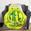 Custom Name Chelsea Heart London Crest Blanket for Couch & Bed, Plush Cozy Fuzzy Blanket Super Soft & Warm Blankets for Fall and Winter. 0908267