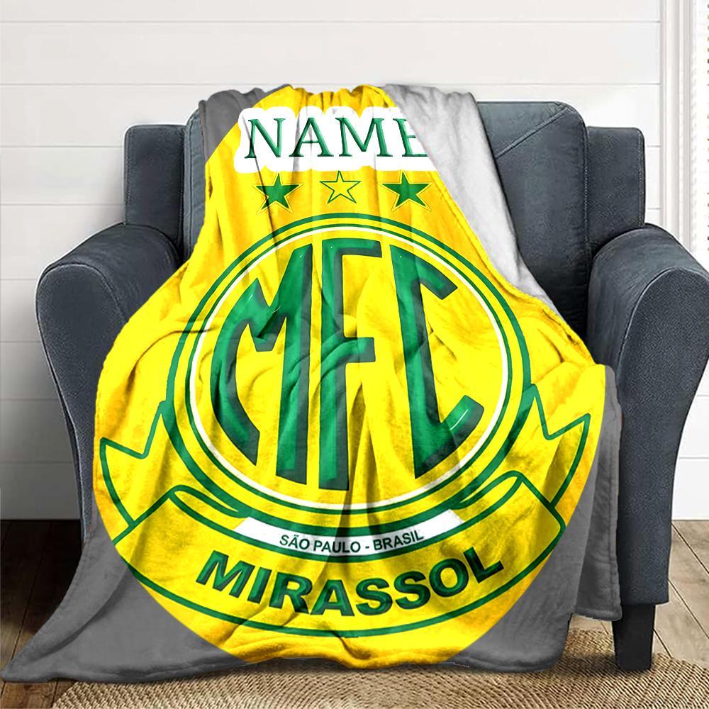 Custom Name Chelsea Heart London Crest Blanket for Couch & Bed, Plush Cozy Fuzzy Blanket Super Soft & Warm Blankets for Fall and Winter. 0908267