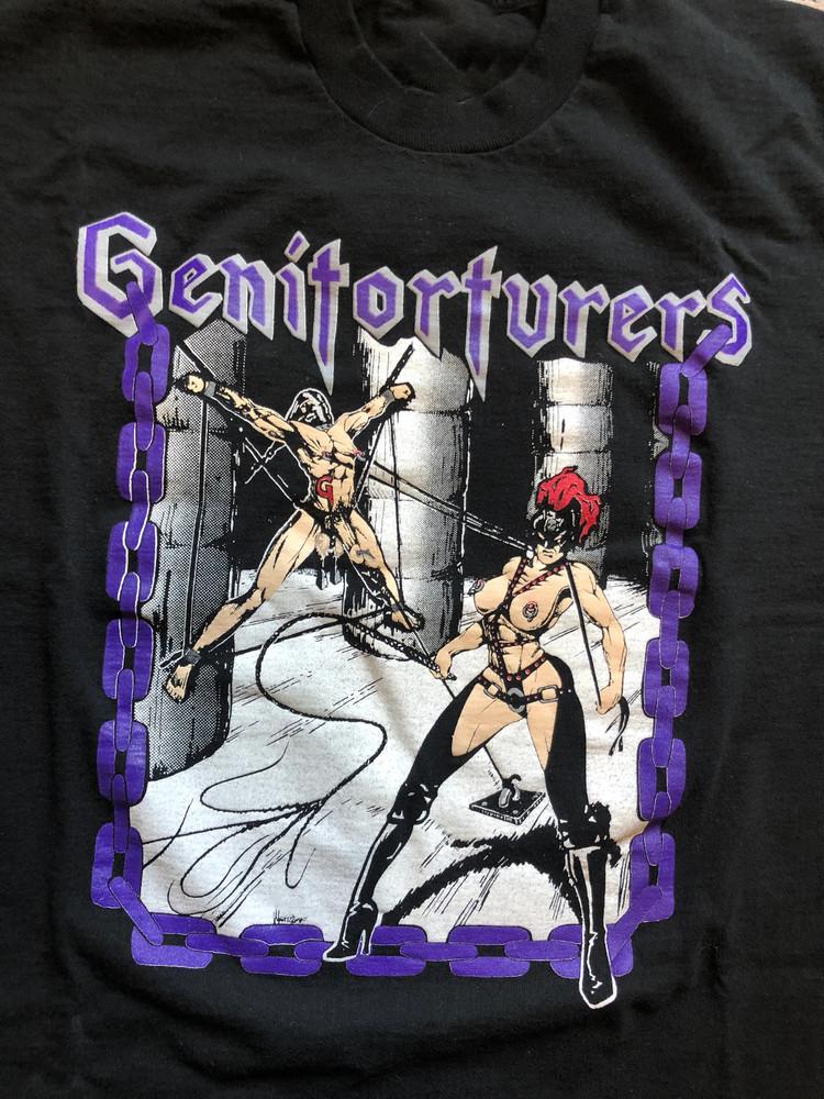 90s Genitorturers pleasure in Restraint Vintage T-shirt Unisex T-Shirt XXXXL